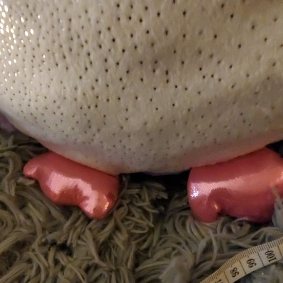 Trending round stuffed 16"> .rolly Owl..N.w.t. - Picture 4 of 7